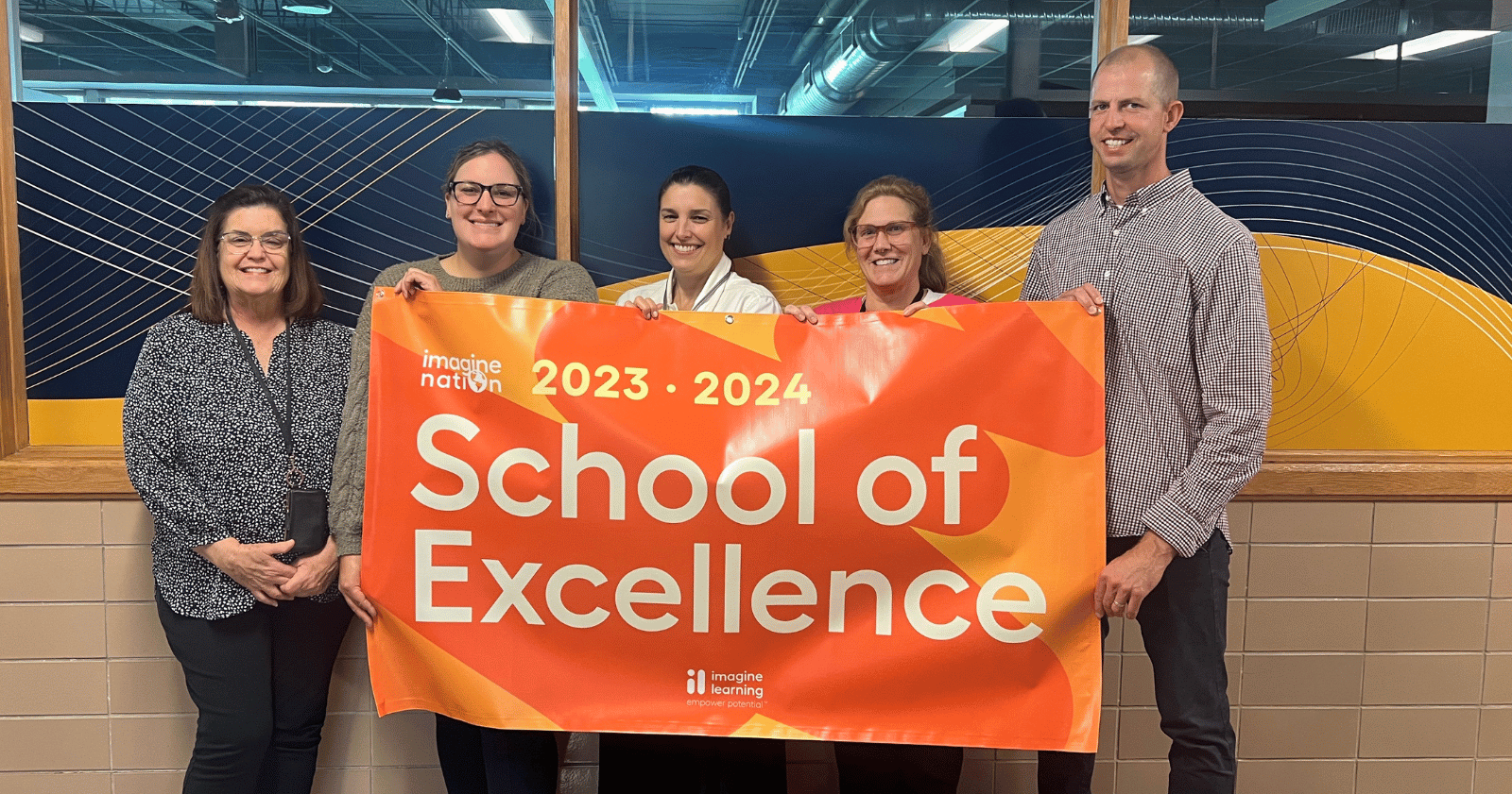 Alternative HS staff with Banner