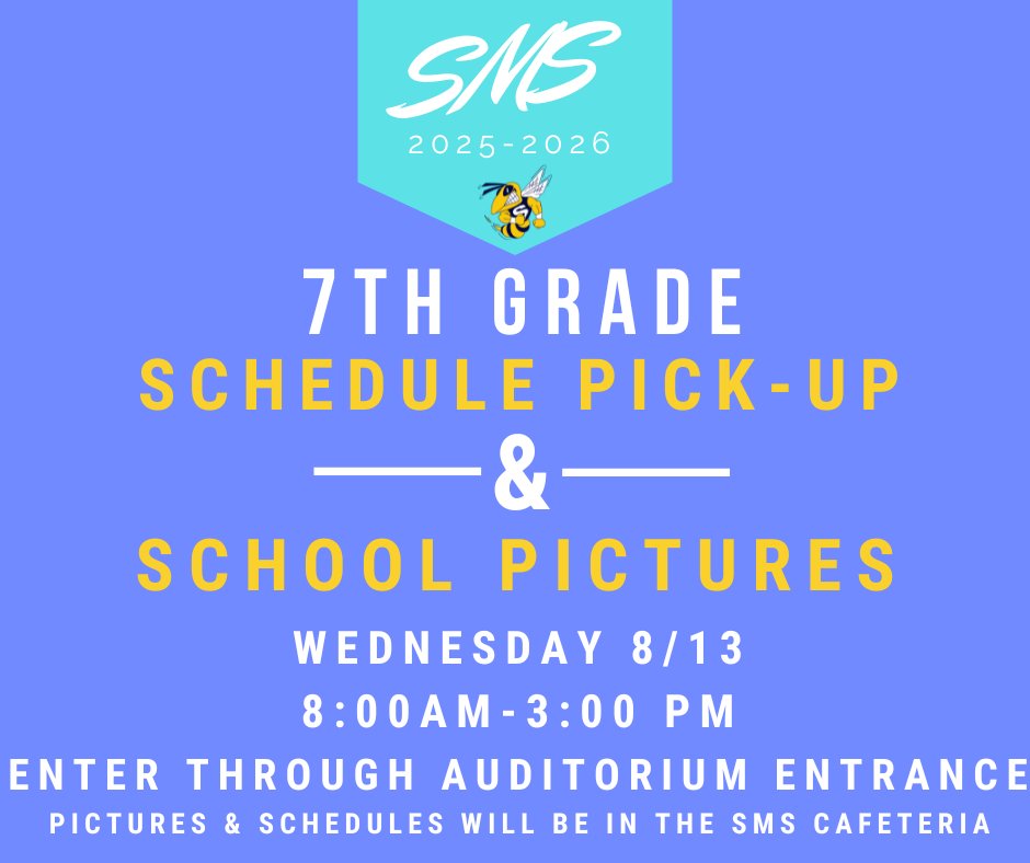 7th Grade Schedule Pick Up